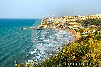 Peschici Gargano Italy Stock Photo