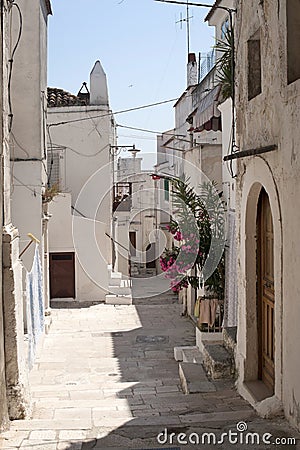 Peschici (Gargano, Puglia, Italy) Stock Photo