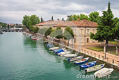 Peschiera Del Garda Stock Photo