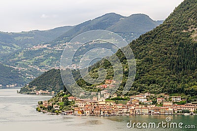 Peschiera Maraglio, Lake Iseo Stock Photo