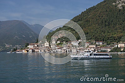 Peschiera Maraglio Stock Photo