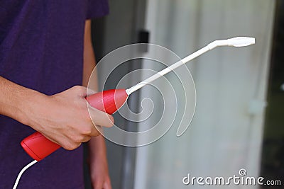 Pest Control Wand Stock Photo