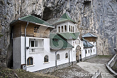 Pestera hermitage, Romania Stock Photo