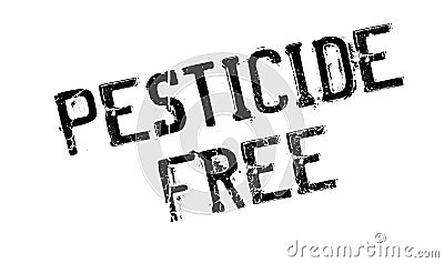 Pesticide Free rubber stamp Vector Illustration