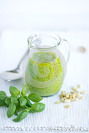 Pesto Stock Photo