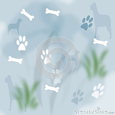 Pet Dog Background Stock Photo