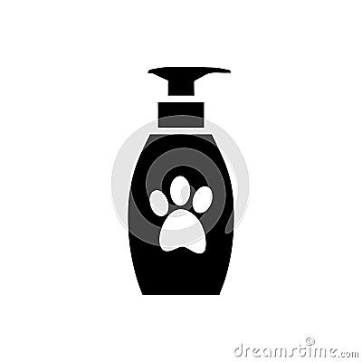 Pet shampoo icon Vector Illustration