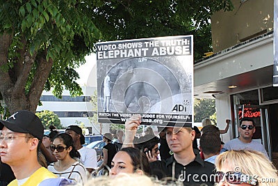 Peta Protest Editorial Photo | CartoonDealer.com #20198803