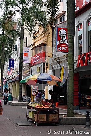 Petaling Street, Kuala Lumpur, Malaysia Editorial Stock Photo
