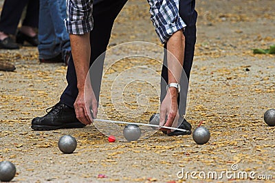 Petanque Stock Photo