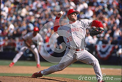 Pete Harnish Cincinnati Reds Editorial Stock Photo