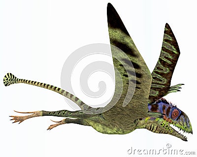 Peteinosaurus Dinosaur Stock Photo