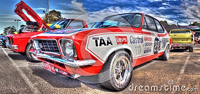 Peter Brock Holden race car Editorial Stock Photo