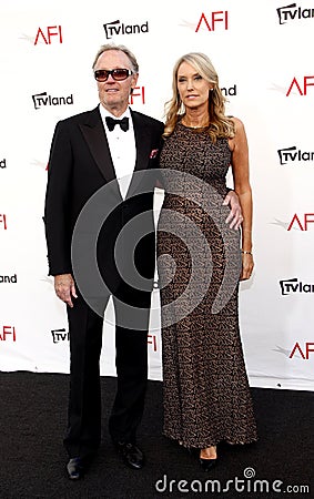 Peter Fonda and Parky Fonda Editorial Stock Photo