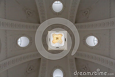 Peter and Paul Cathedral arches. Editorial Stock Photo