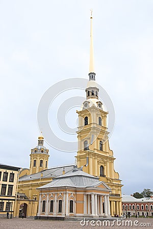 Peter and Paul Cathedral, St. Petersburg Editorial Stock Photo