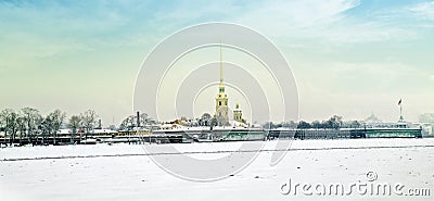Peter and Paul Fortress Stock Photo