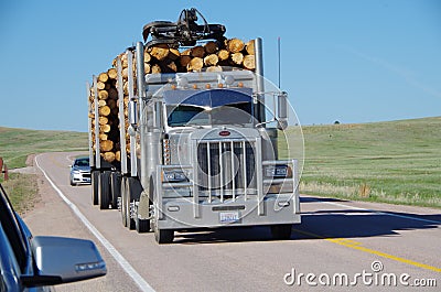 Peterbilt Truck. Editorial Stock Photo