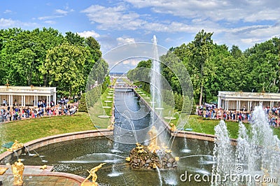 Peterhof Stock Photo