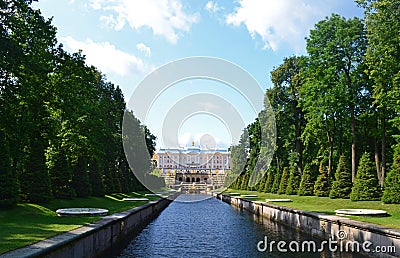 Peterhof Stock Photo