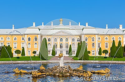 Peterhof Palace, Russia Stock Photo