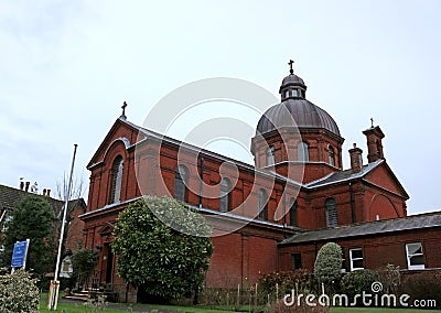 The Catholic Church of Saint Laurence in Petersfield Editorial Stock Photo