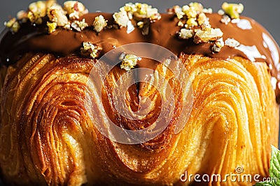 Petite Bar Croissant Stock Photo