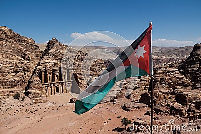 Petra in Jordan Stock Photo