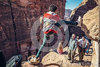 Petra in Jordan Editorial Stock Photo