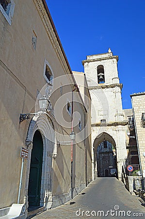 Chiesa Madre Maria SS. Assunta - Petralia Sottana, Sicily Italy Stock Photo
