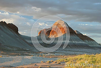 Petrified Forest Tepee Formations - Arizona Stock Photo