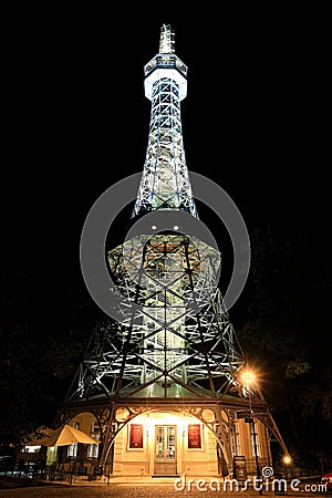 Petrin lookout tower Editorial Stock Photo