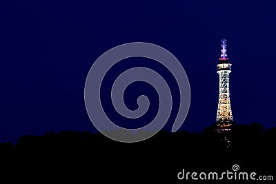 Petrin Lookout Tower Stock Photo