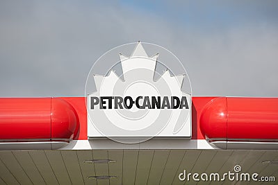 Petro-Canada Sign Editorial Stock Photo