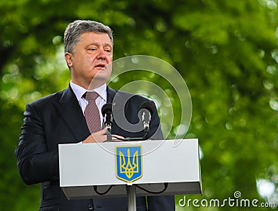 Petro Poroshenko Editorial Stock Photo