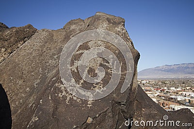 Petroglyph, New Mexico Stock Photo