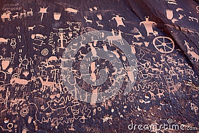 Petroglyphs Stock Photo