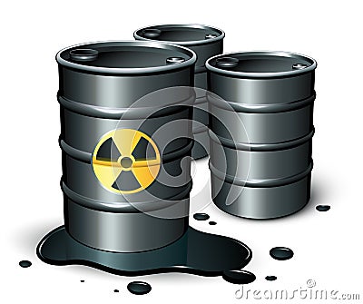 Petrol barrels Vector Illustration