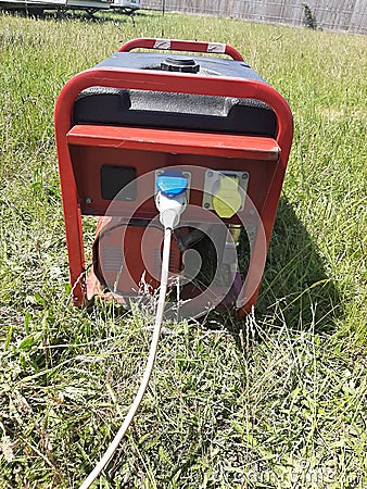 Petrol generac generator Stock Photo