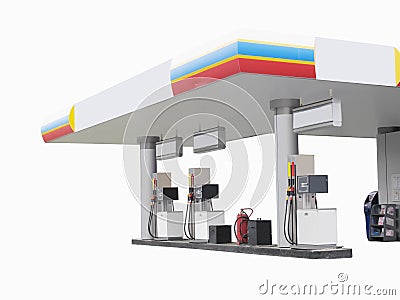 Petrol pump Stock Photo