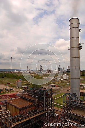 Petrol refinery 2 Stock Photo