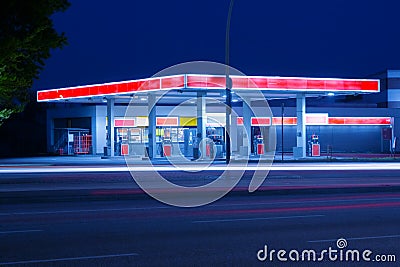 Petrol station Stock Photo