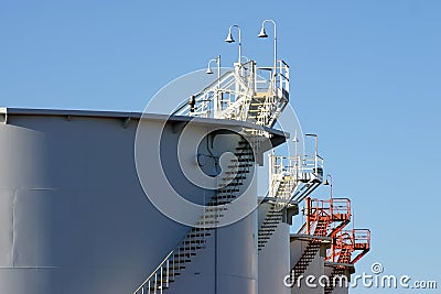 Petroleum Products Depot Stock Photo