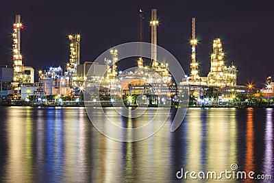 Petroleum Refinery Stock Photo