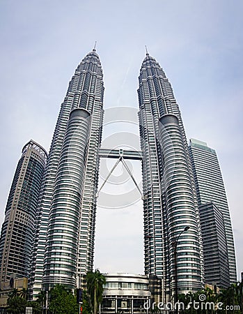 Petronas Twin Tower in Kuala Lumpur, Malaysia Editorial Stock Photo