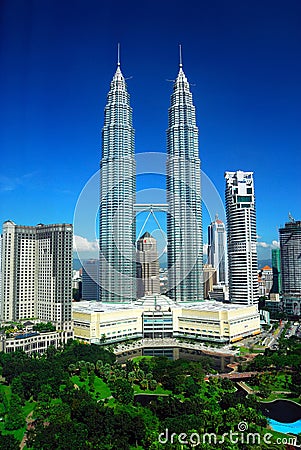 Petronas Twin Towers Editorial Stock Photo