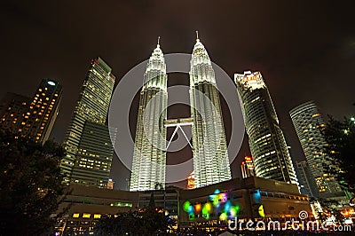 PETRONAS TWIN TOWERS - KUALA LUMPUR Editorial Stock Photo