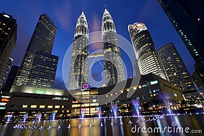 Petronas Twin Towers Editorial Stock Photo