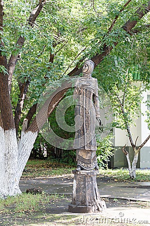 Petropavl, Kazakhstan - August 11, 2016: Small architectural for Editorial Stock Photo