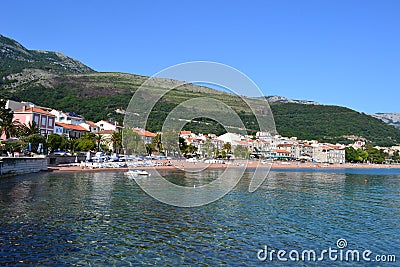 Petrovac, Montenegro, beggining of the summer season Editorial Stock Photo